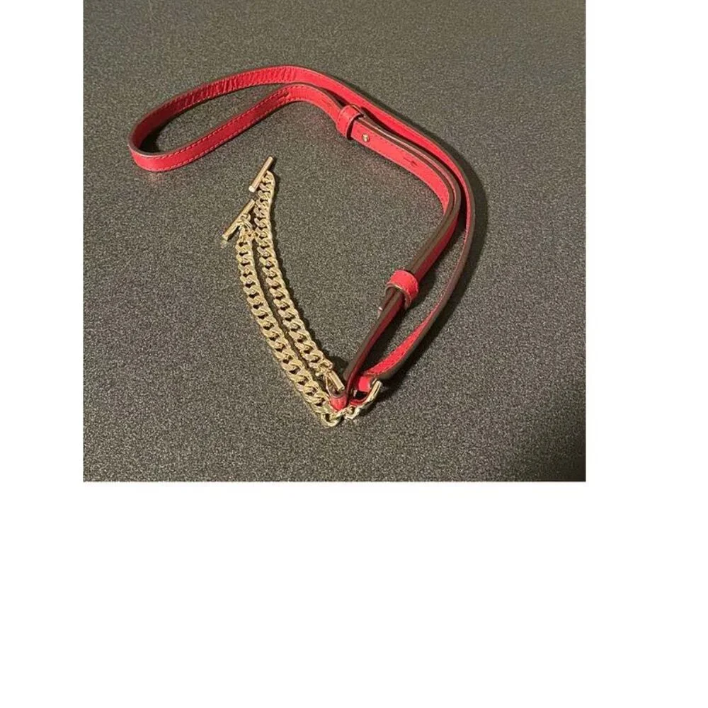 MICHAEL KORS Scout Leather Crossbody Bag - RED ***NWT** - Picture 4 of 5